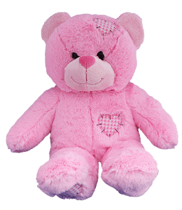 "Pink Patches" Bear (16")