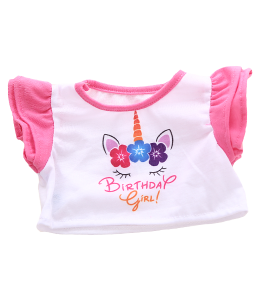 Birthday Girl Unicorn Tee (16")