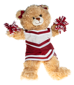 "Maroon and White" Cheer Uniform (16")