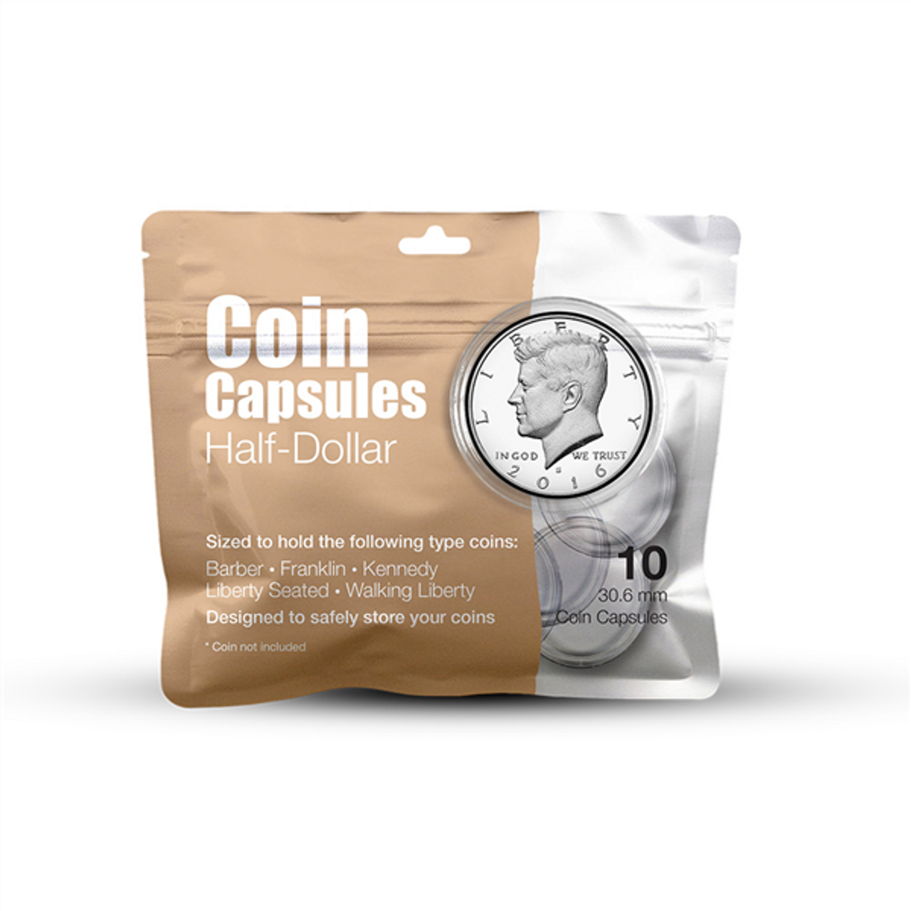 Half-Dollar Coin Capsule Pack