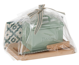 Bread Box w/ Utensils, Miniature