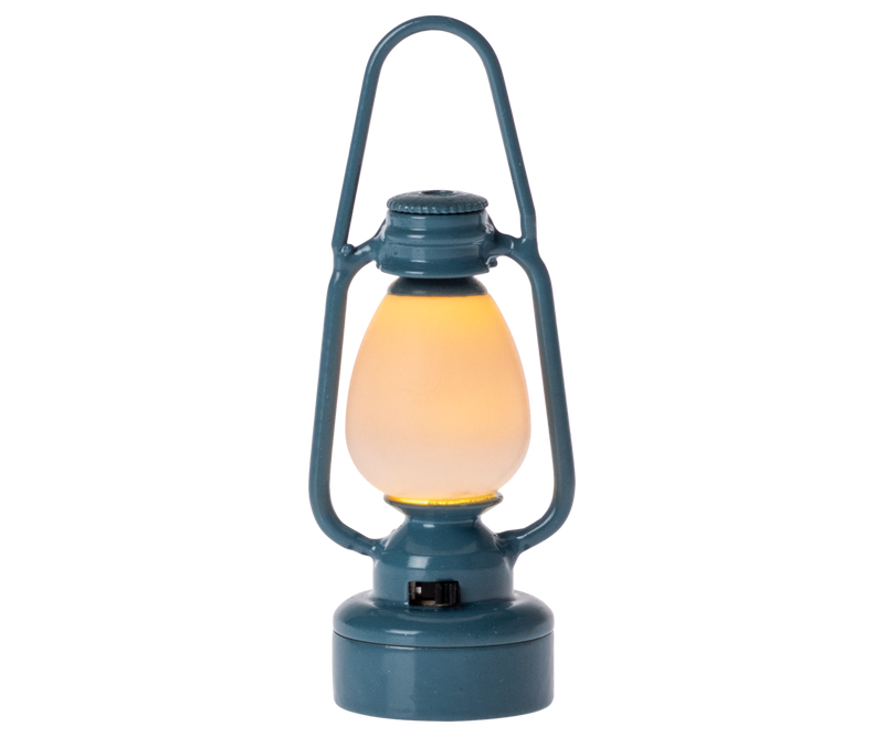 Blue Vintage Lantern for Mouse