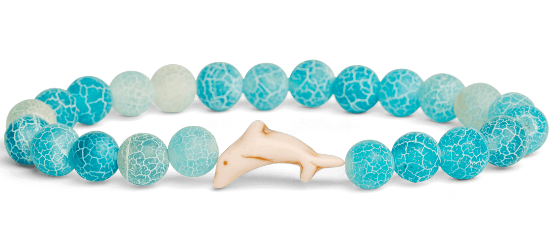 The Odyssey Bracelet - Aqua Blue - Dolphin