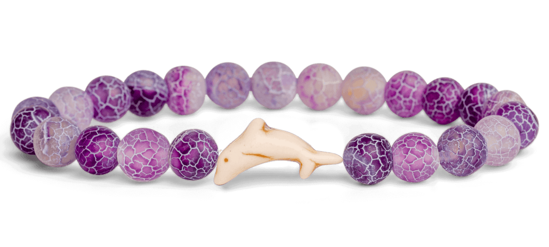 The Odyssey Bracelet - Coral Reef Violet - Dolphin
