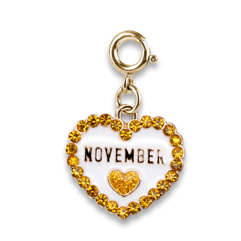 CHARM IT! GOLD NOVEMBER BIRTHSTONE CHARM