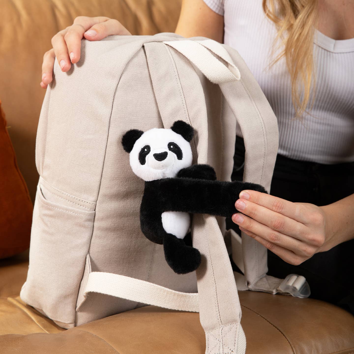 Bowie Panda Hug Baby, Mini Wraparound Sensory Plush