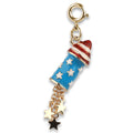 Gold Firework Charm