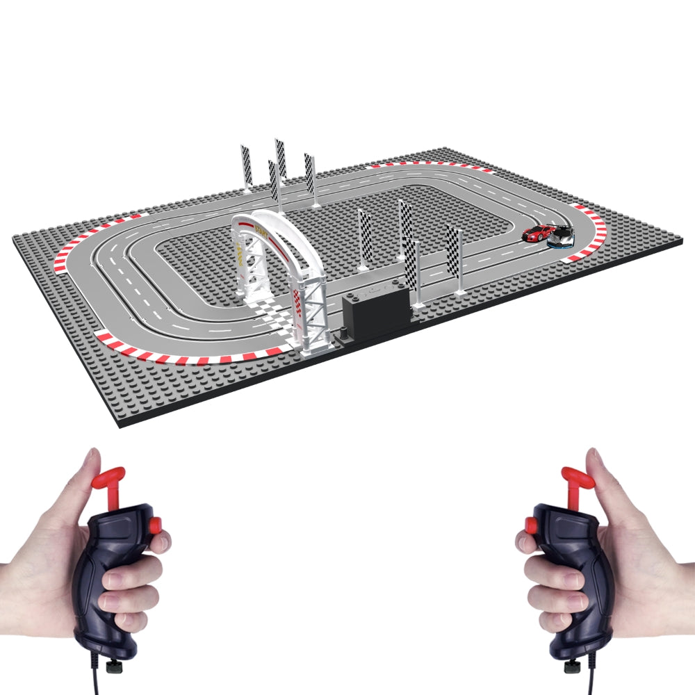 Turbo City Small Track with 2 Bugatti cars