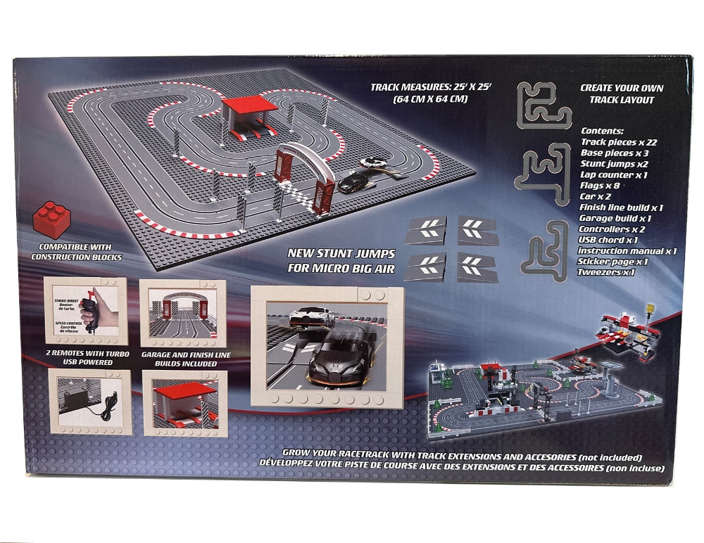 Turbo City Large track with 2 Bugatti Cars