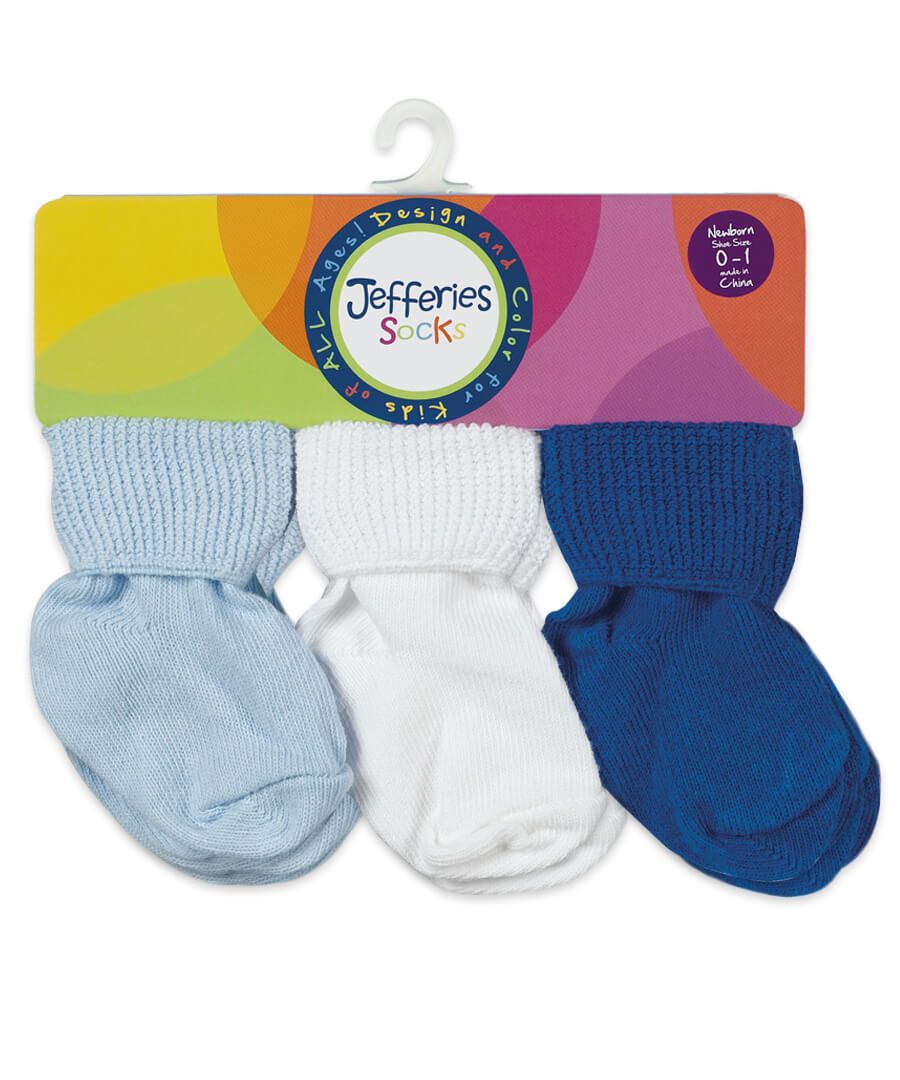 Jefferies Socks Classic Turn Cuff Bootie Socks 6 Pair Pack - Boy Assorted