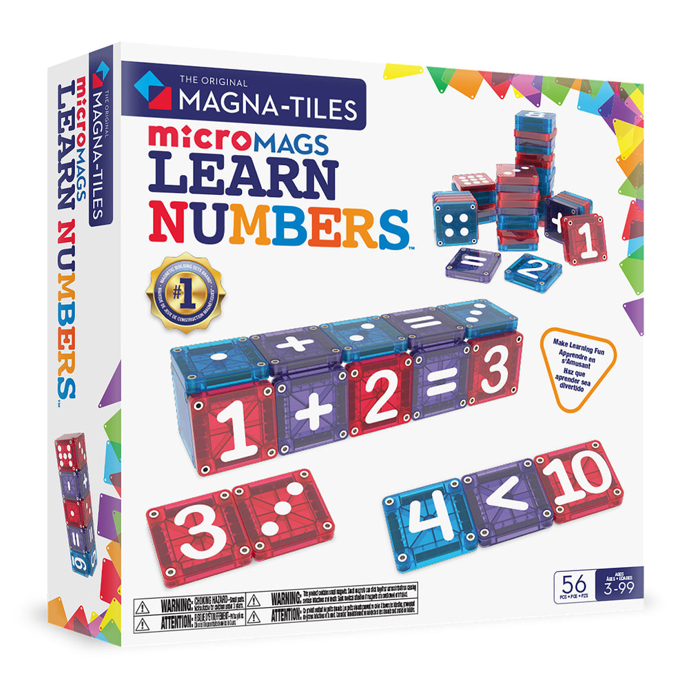 microMAGS   LEARN   Numbers™   56   Piece   Set