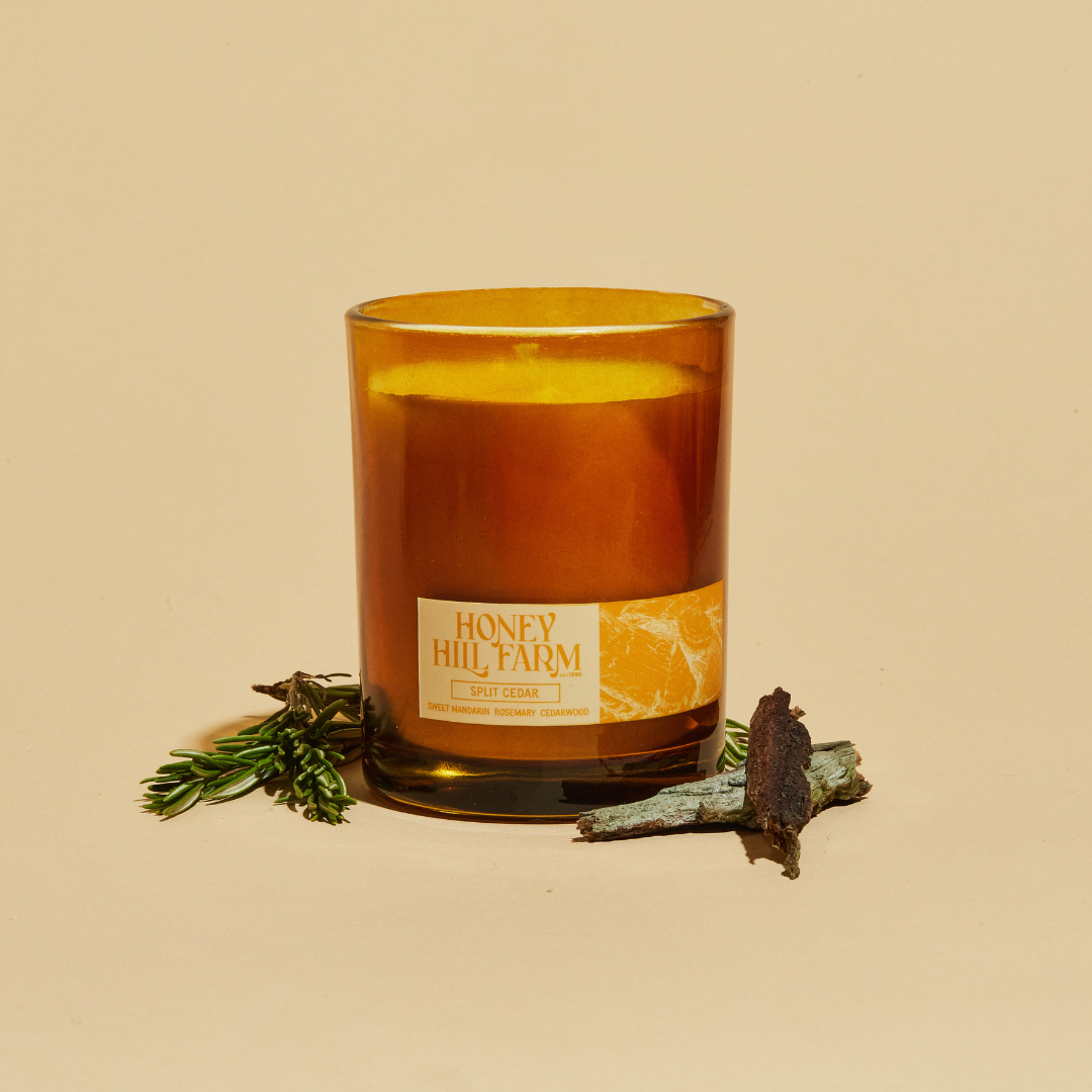 Split Cedar Candle