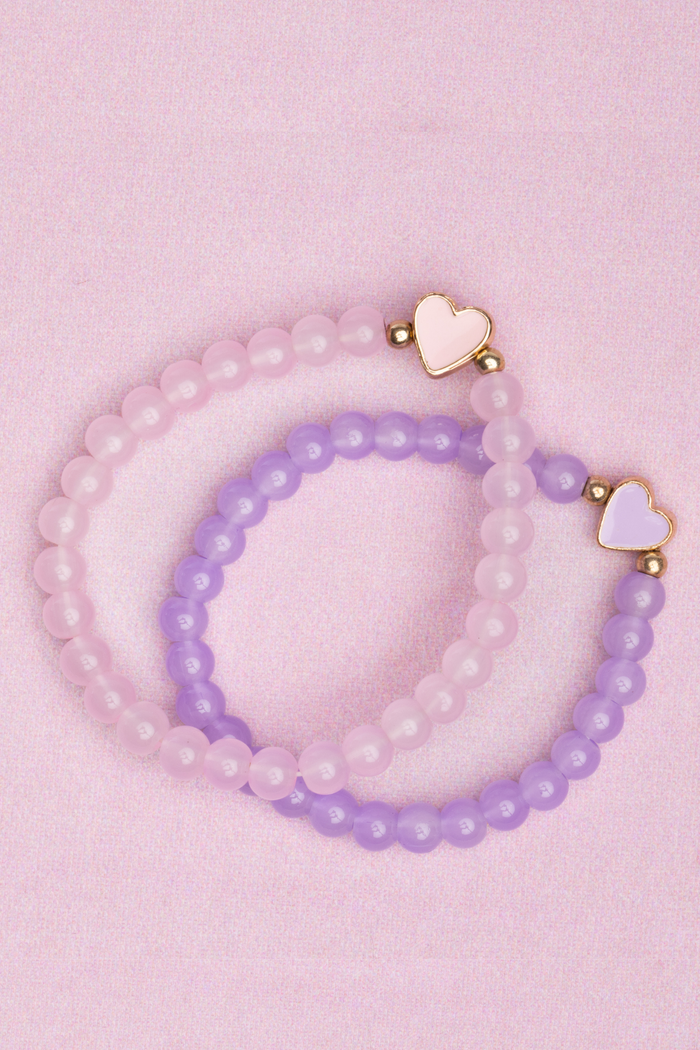 Great Pretenders - Boutique Chic With All My Heart Bracelet 2Pc