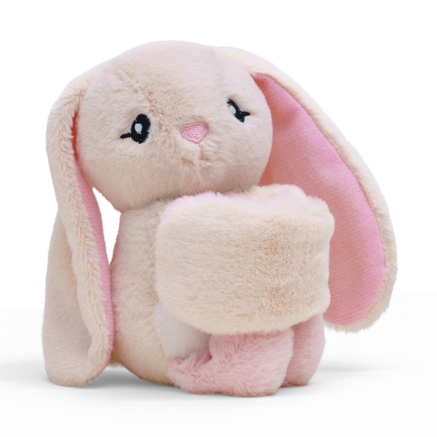 Iggy Bunny Hug Baby, Mini Wraparound Sensory Plush