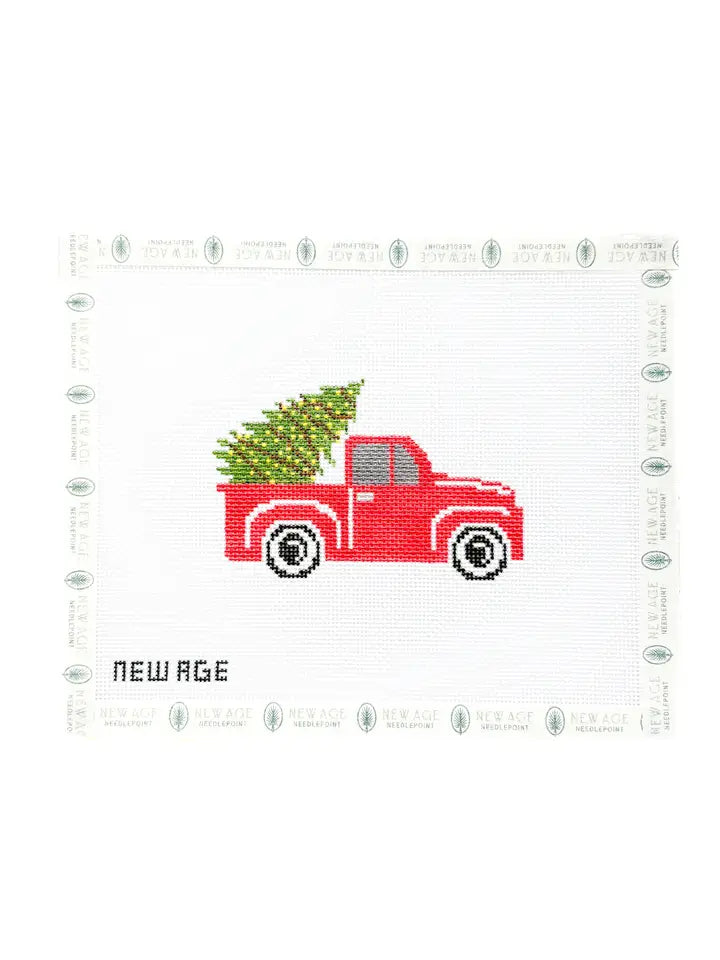 Christmas Truck Canvas