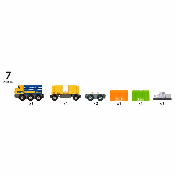 BRIO-Three-Wagon Cargo Train