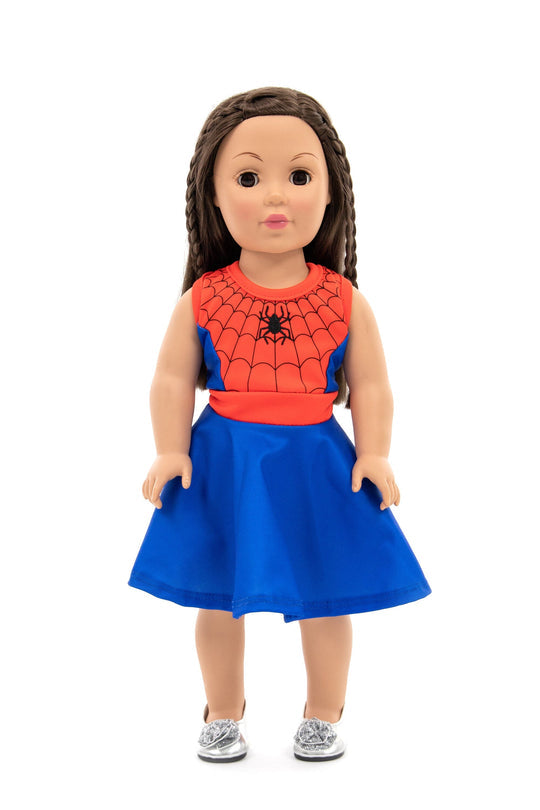 Doll Dress Spider Twirl