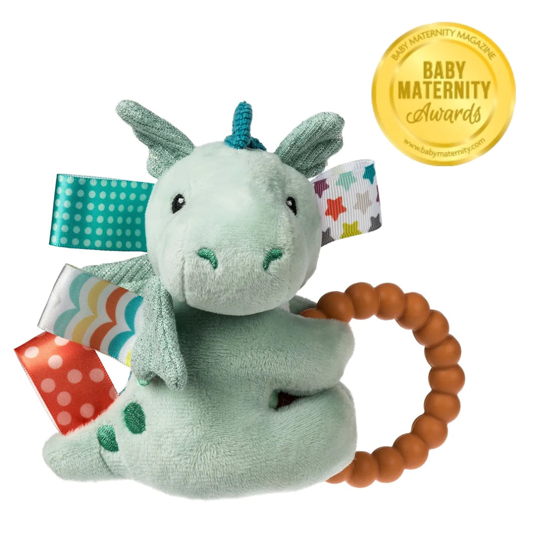 Taggies Drax Dragon Teether Rattle – 6″
