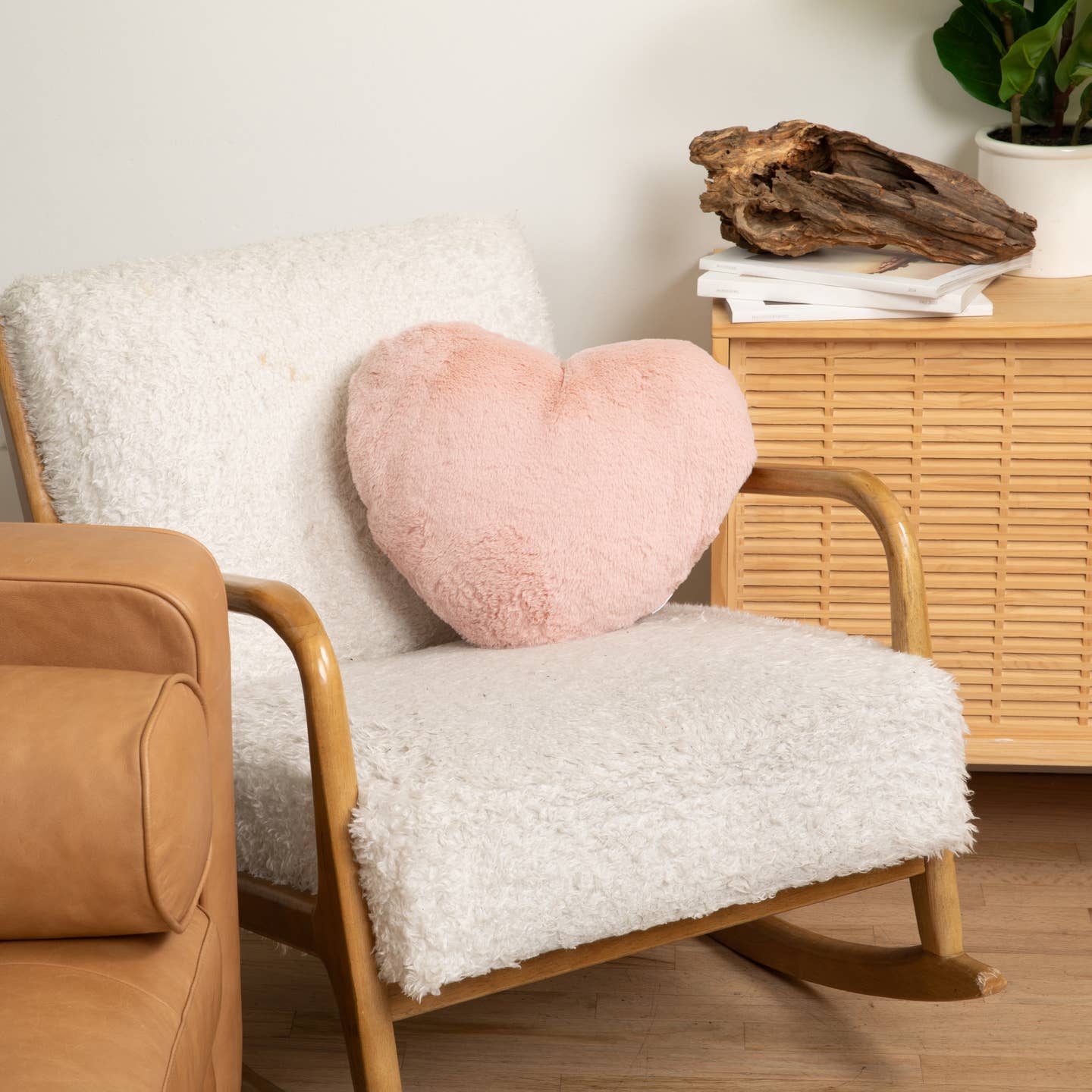 Antique Rose Weighted Heart Pillow, 8lb Super Sized