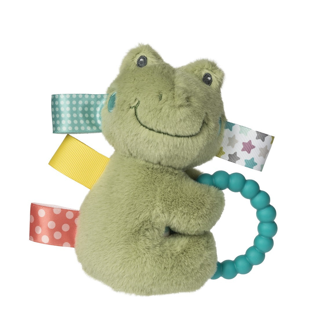 Taggies Peepers Frog Teether Rattle – 6″
