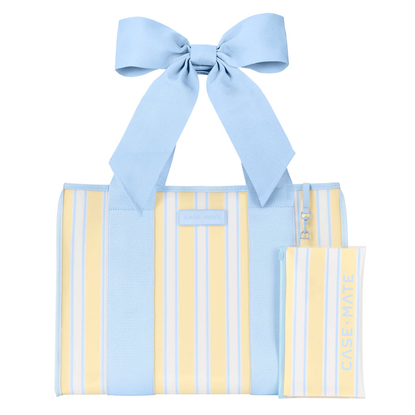 Case-Mate Cabana Stripe Bow Jelly Tote Bag
