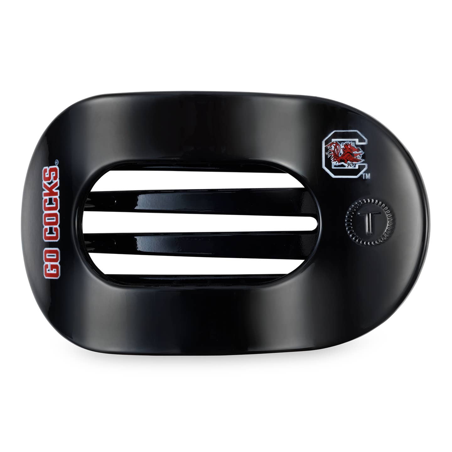 Flat Round Hair Clip | Medium | Go Cocks!- Teleties