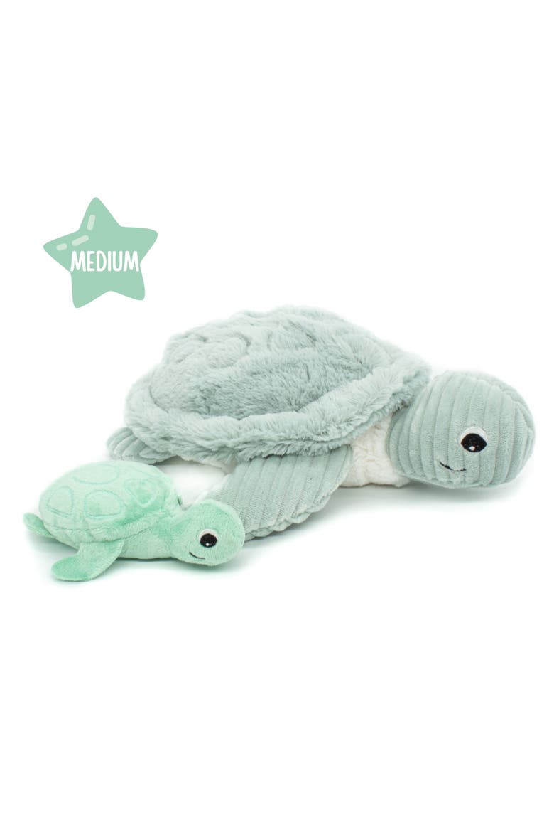 Sea Turtle mom & baby - Mint