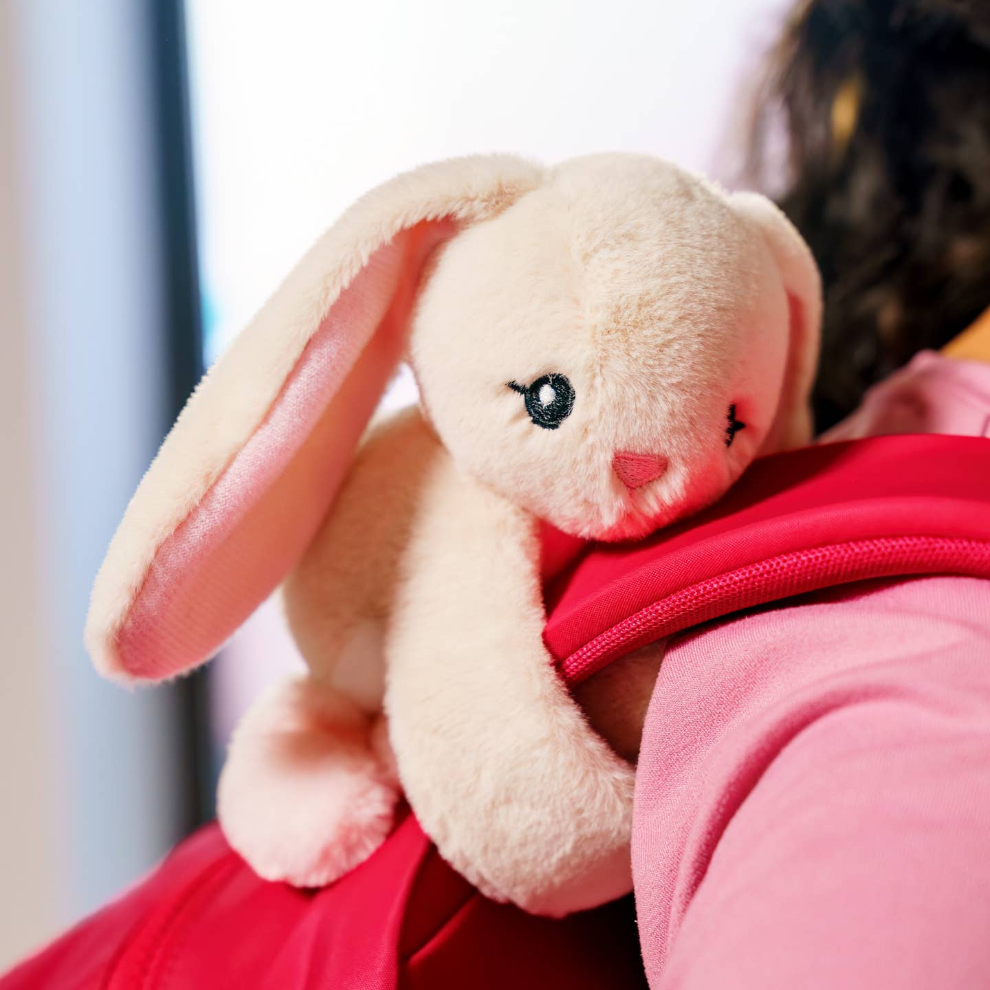 Iggy Bunny Hug Baby, Mini Wraparound Sensory Plush