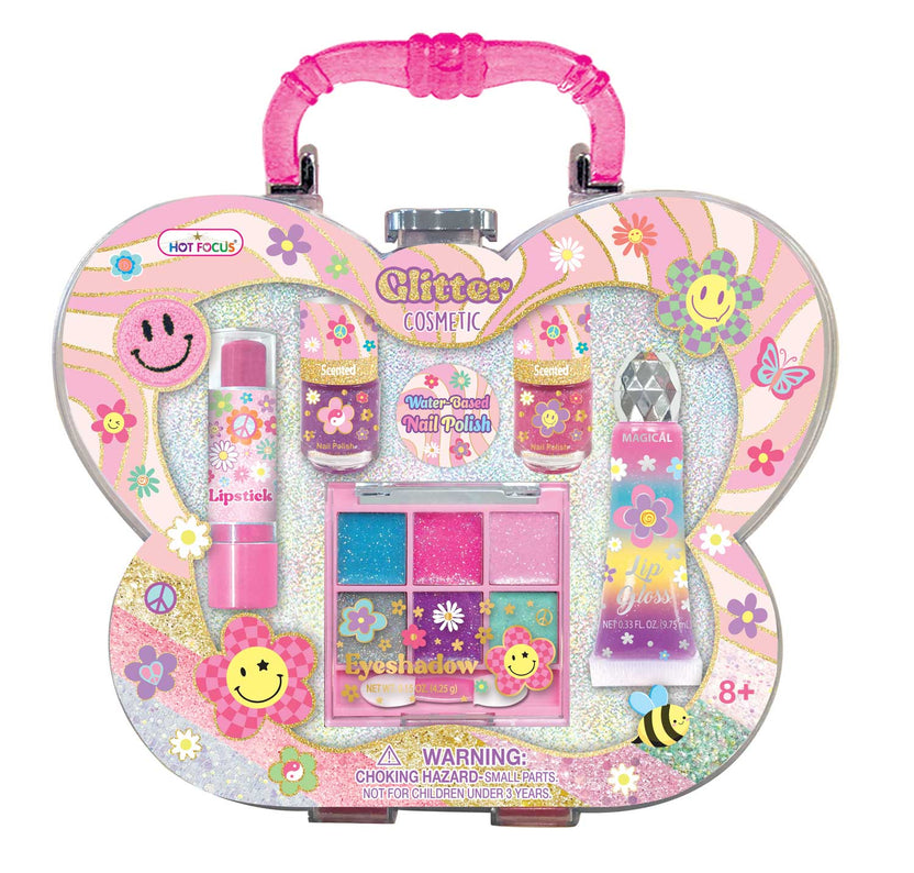 Glitter Cosmetic - Groovy Flower