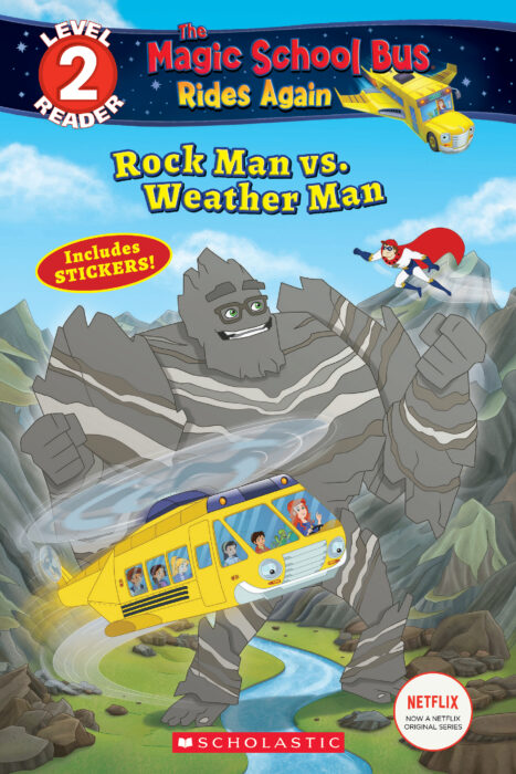 Rock Man vs. Weather Man-Scholastic Reader Level 2: The Magic School Bus Rides Again