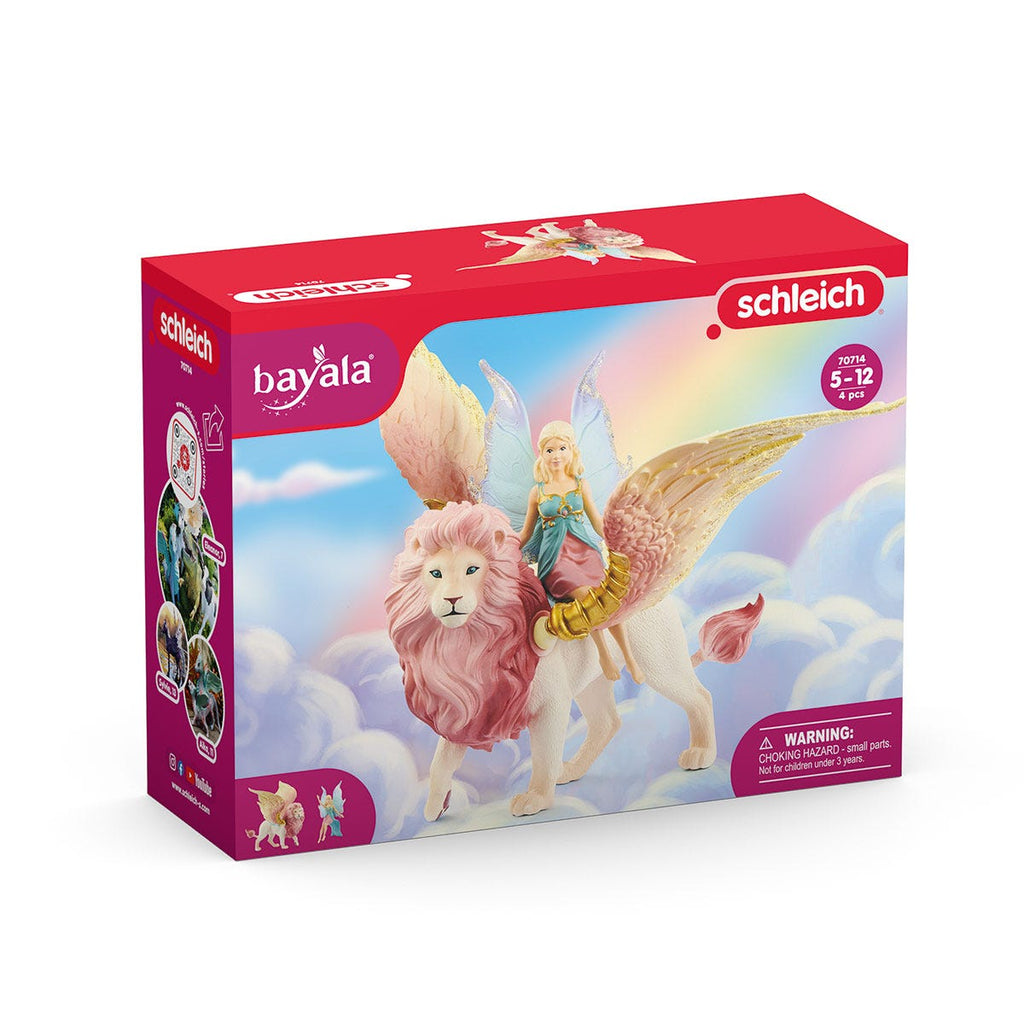 Fairy in Flight on Winged Lion