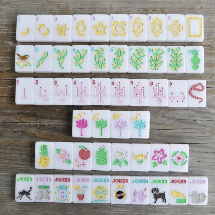 "Palmetto Tiles" SC Inspired Mahjong Set