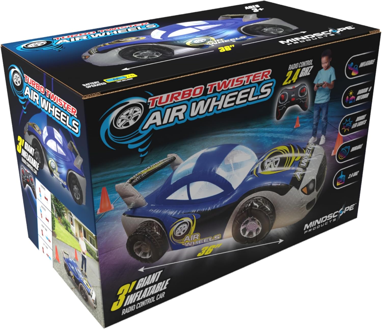 Turbo Twister Air Wheels - Blue