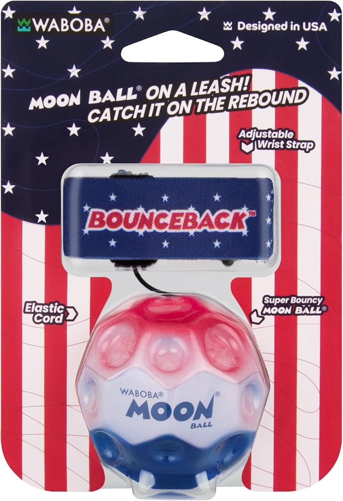 Star & Stripes Bounceback in Carded Blister
