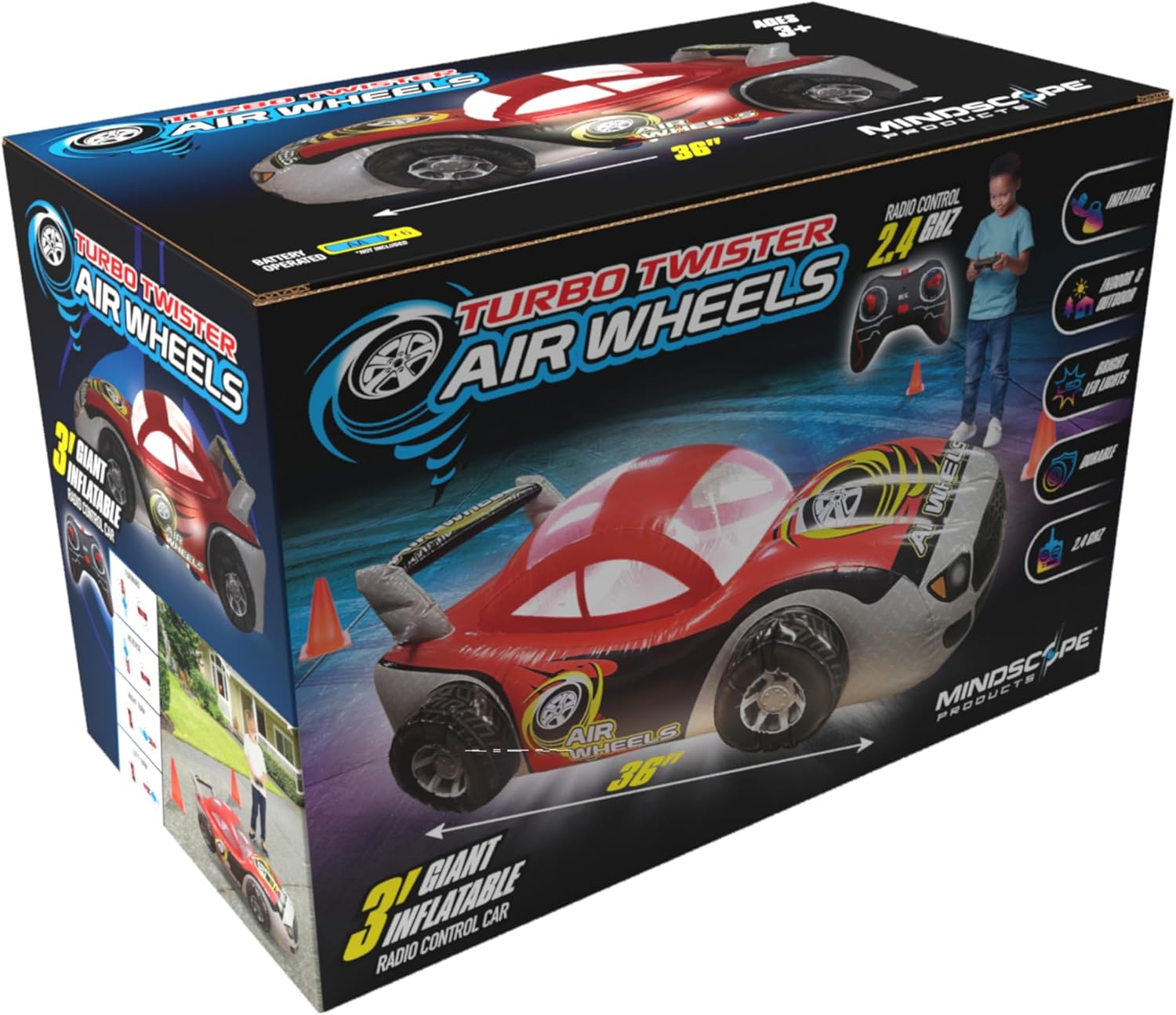 Turbo Twister Air Wheels - Red