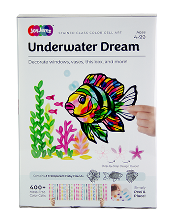 Underwater Dream - Stained Glass Color Cell Art
