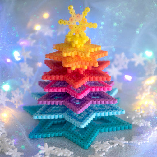 Perler Rainbow Tree