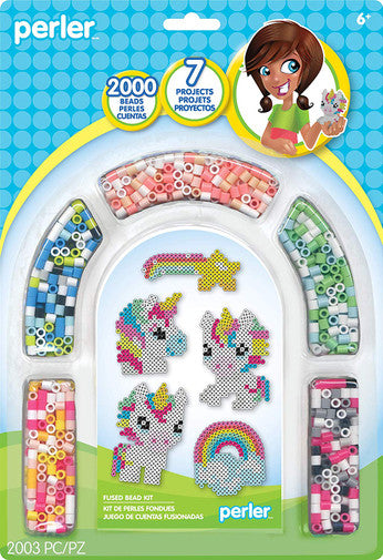 Perler Rainbow Unicorn Fuse Bead Kit