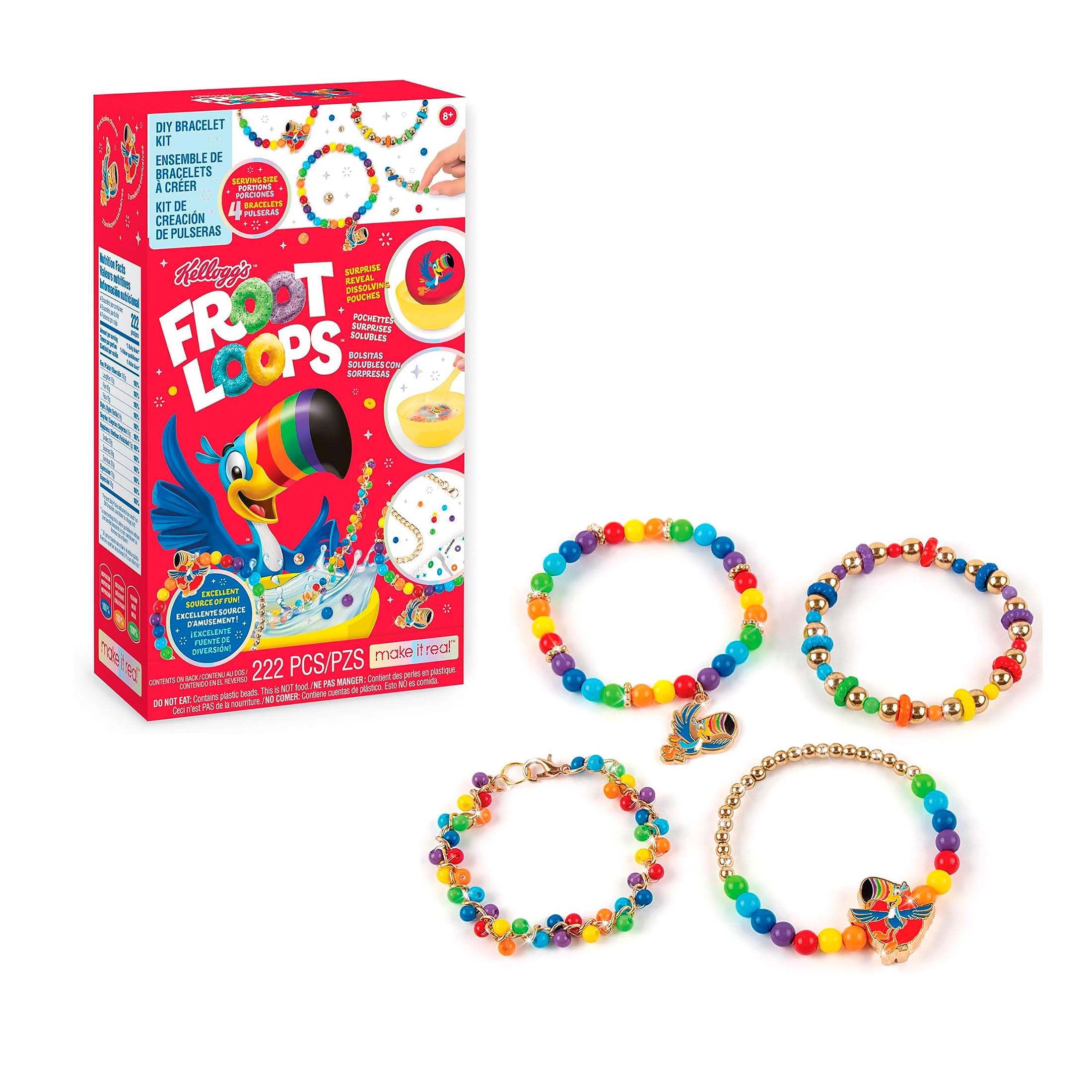 Kellogg's Fruit Loops DIY Bracelet Kit
