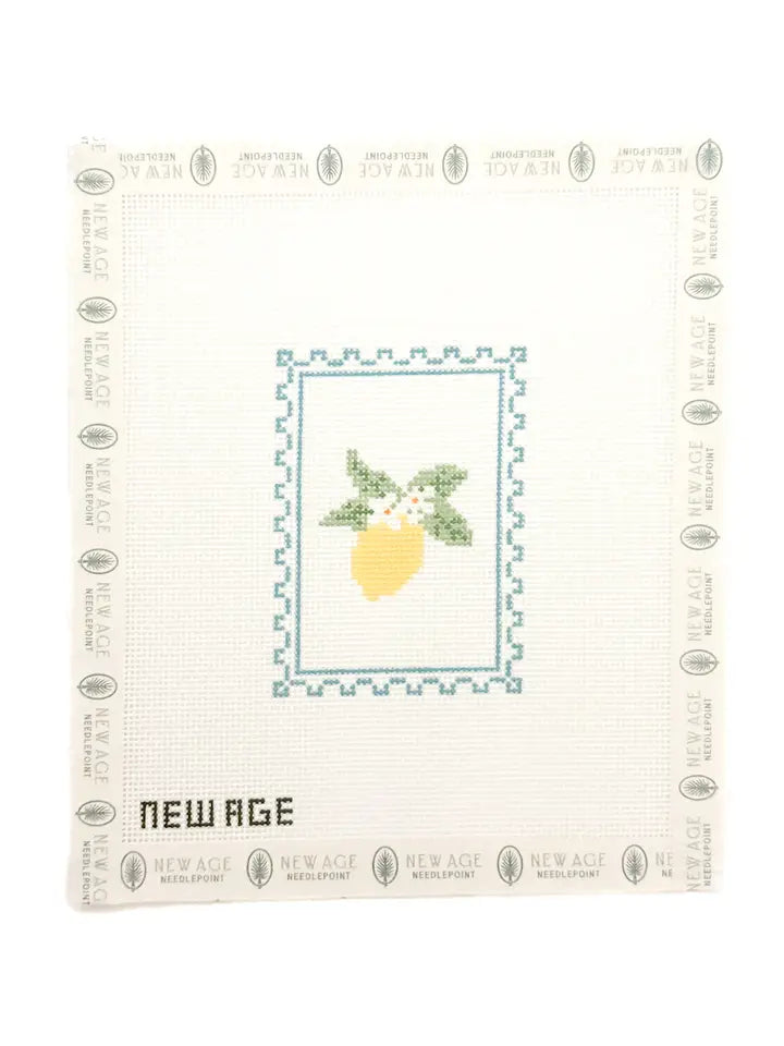 Lemon Stamp Canvas