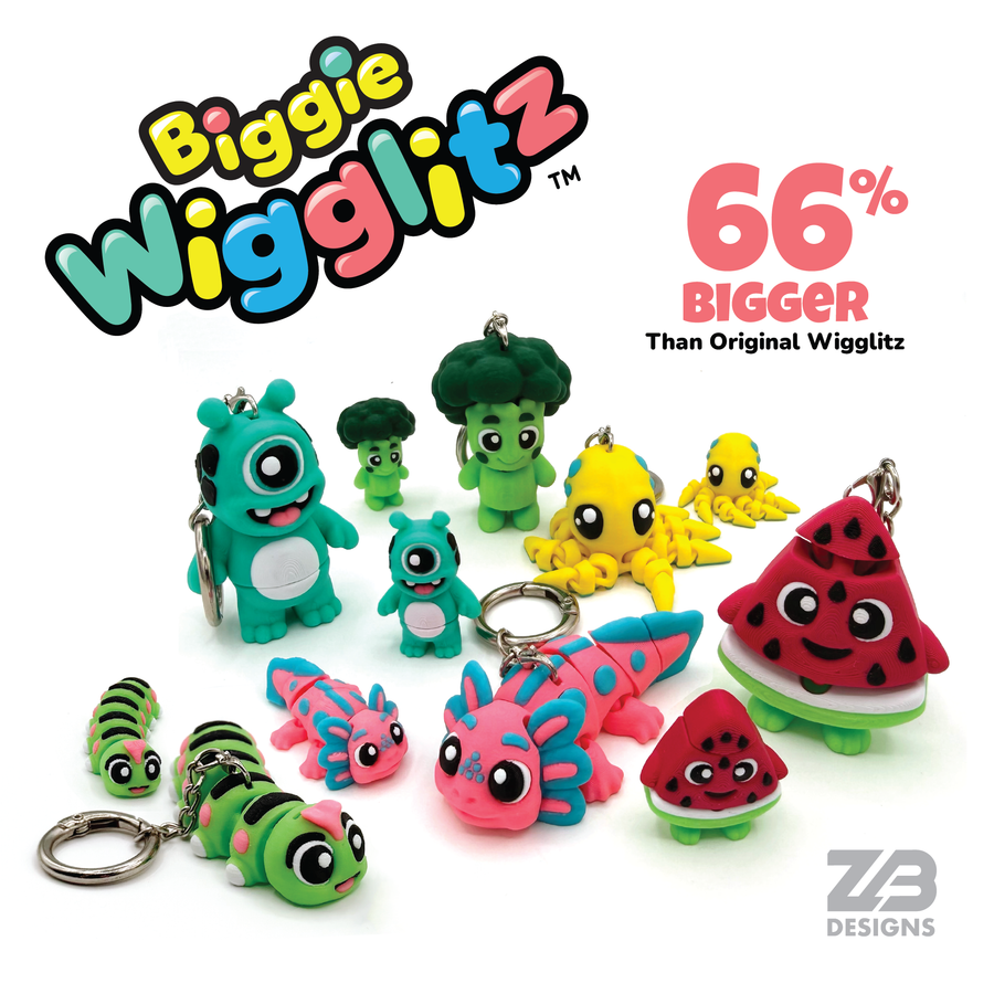 Wigglitz Keychains (Biggies)