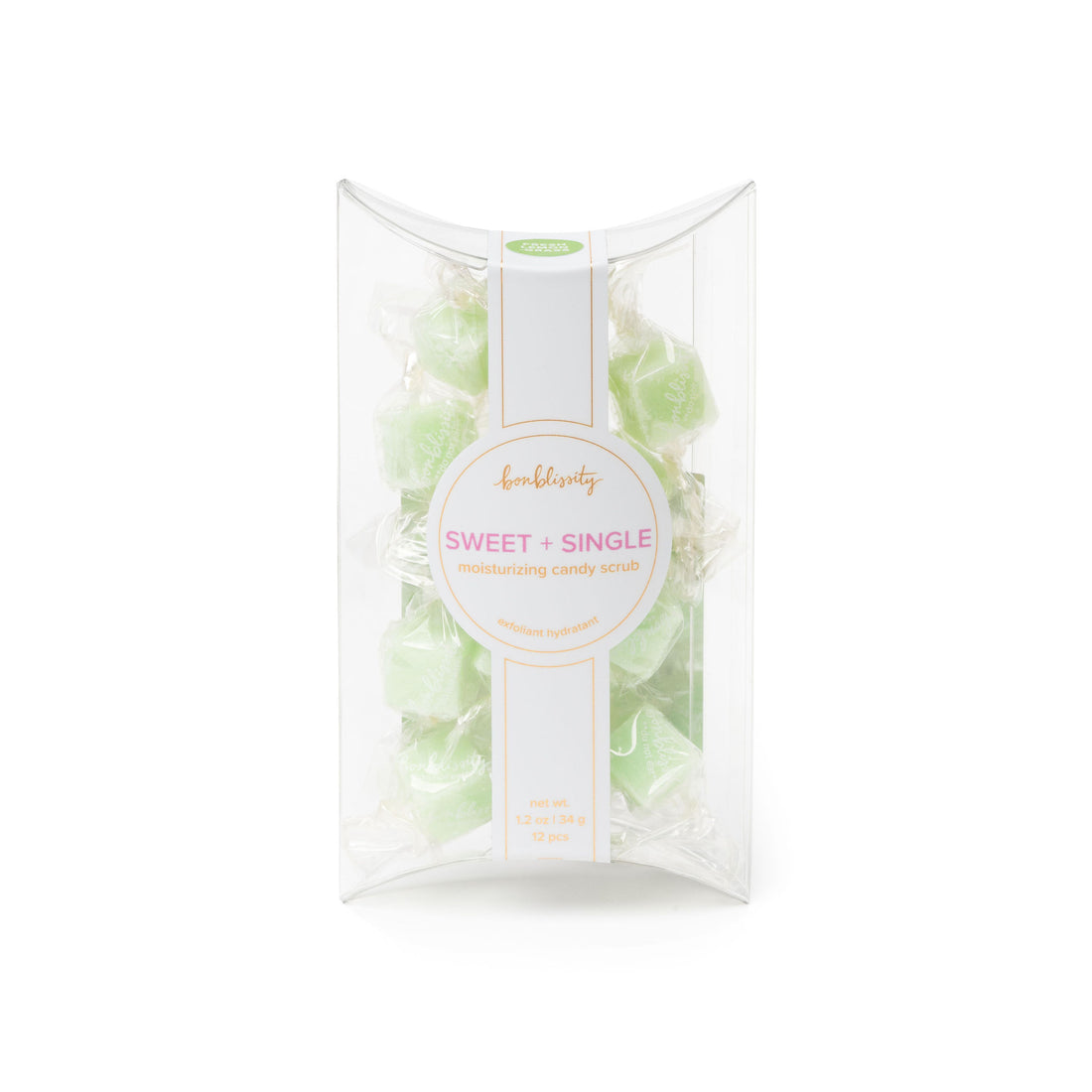 Bonblissity Mini-Me Pack: Sugar Cube Candy Scrub - Fresh Lemongrass