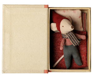 Christmas mouse, Baby in book