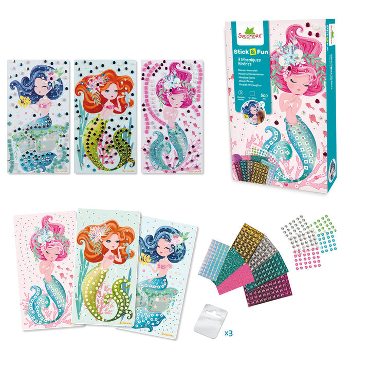 Stick'N Fun - XS Mosaics Mermaid