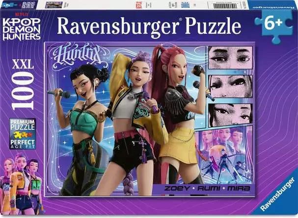 Childrens Puzzle 100 XXL Pieces - K-pop Demon Hunters Happy Fans
