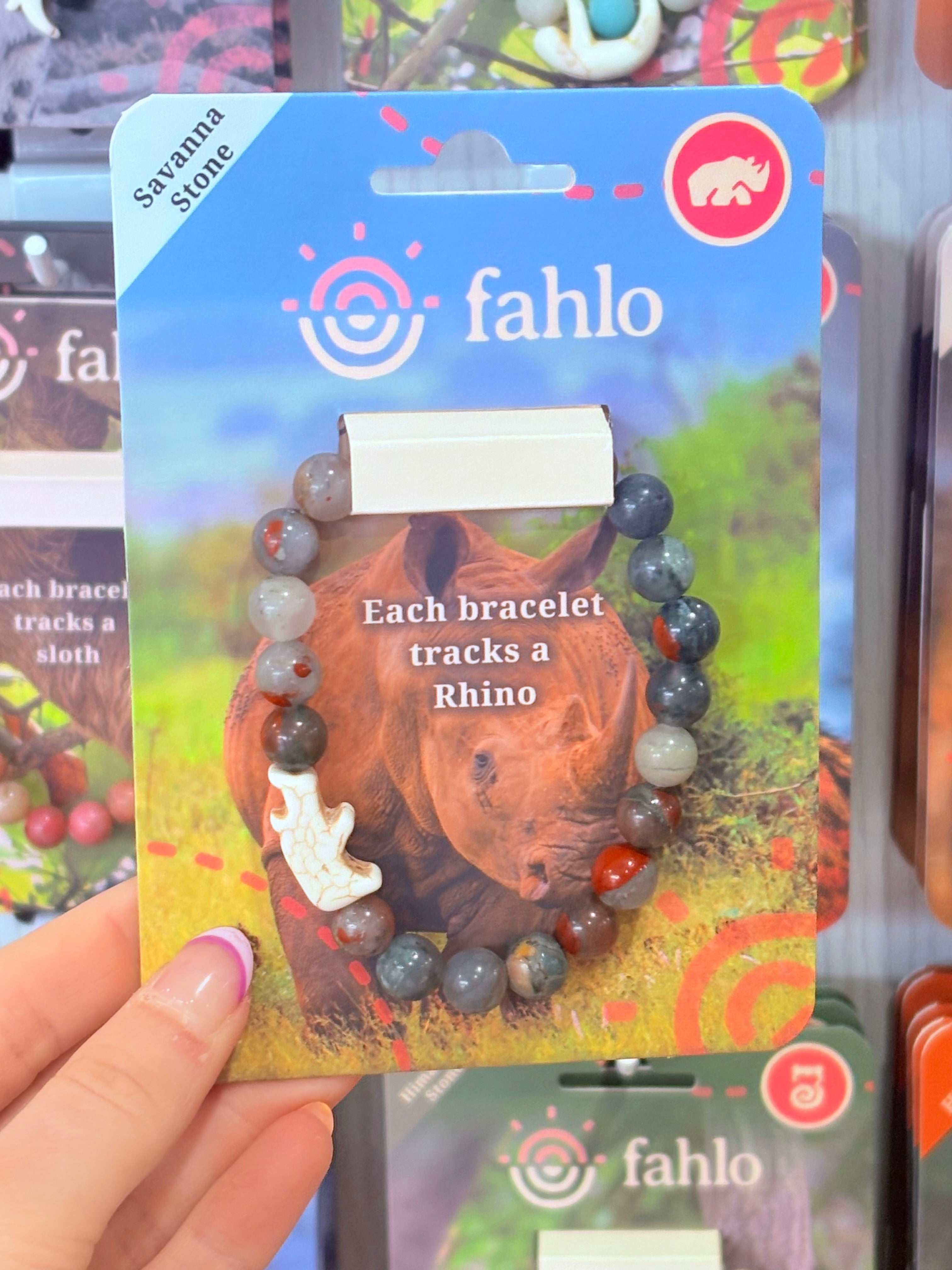 Savanna Stone Rhino - Fahlo