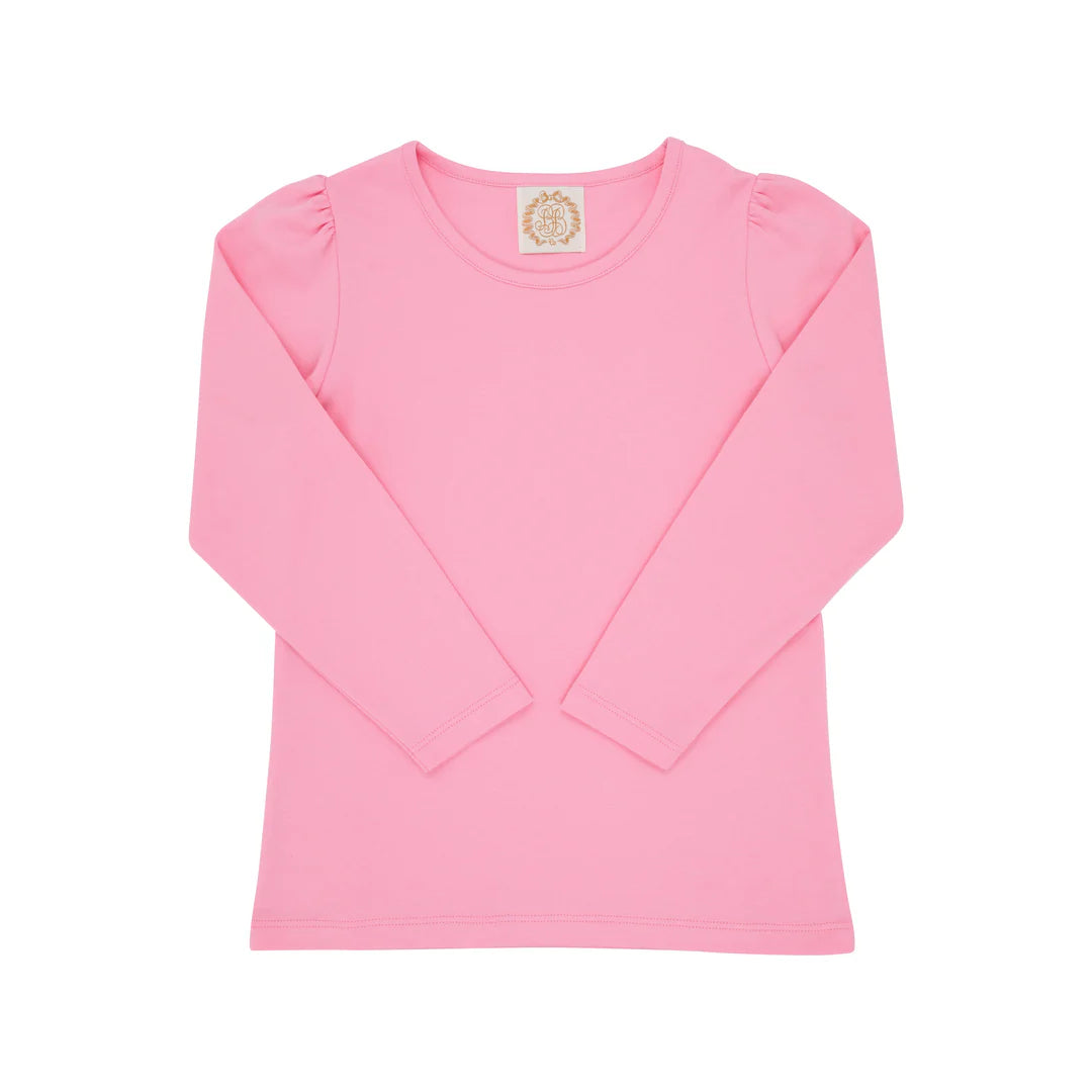 Long Sleeve Pennys Play Shirt - Hamptons Hot Pink 4T