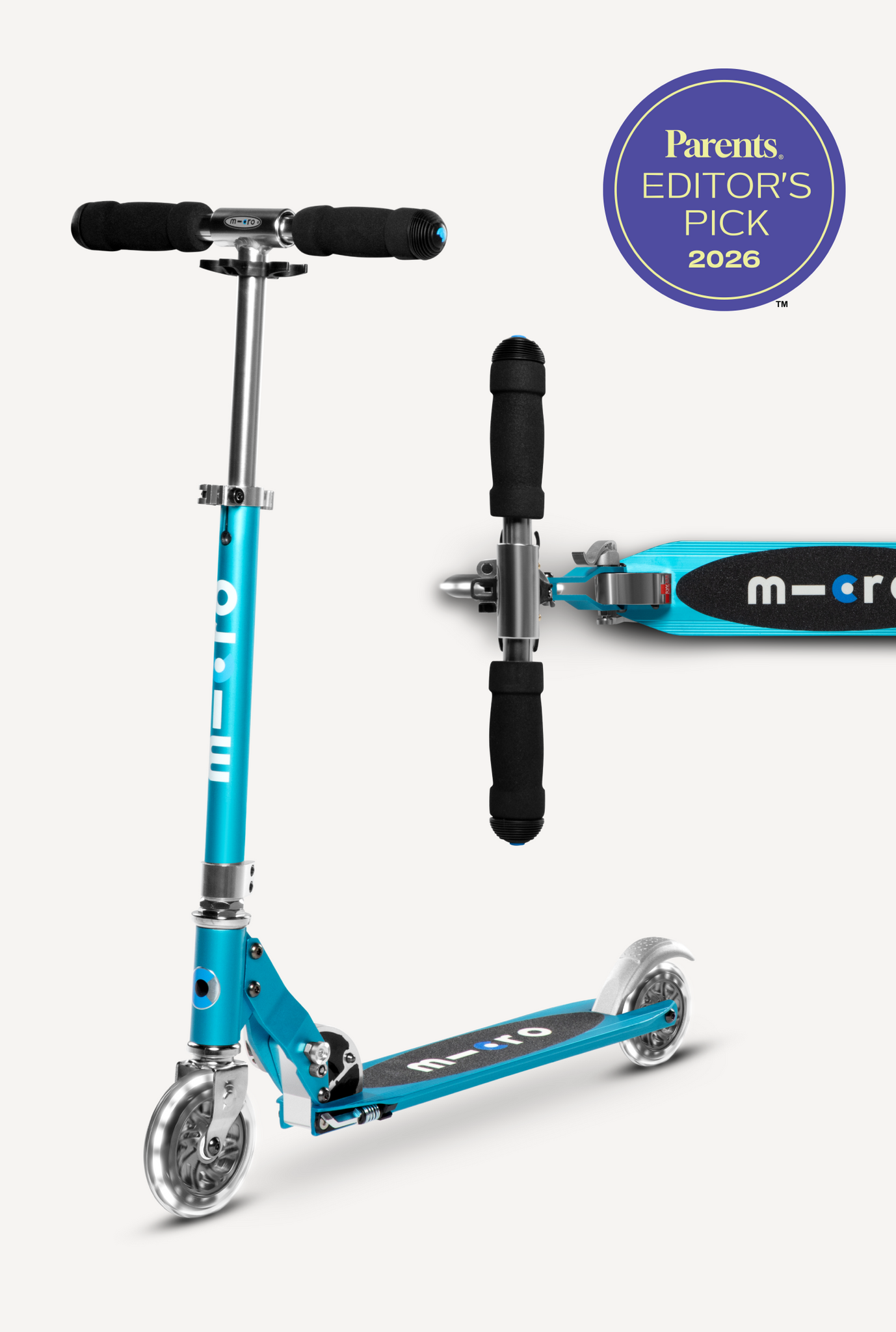 Micro Sprite LED Scooter - Ocean Blue