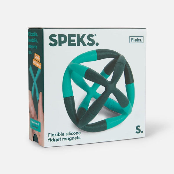 Fleks Flexible Silicone Fidget Magnets - Evergreen