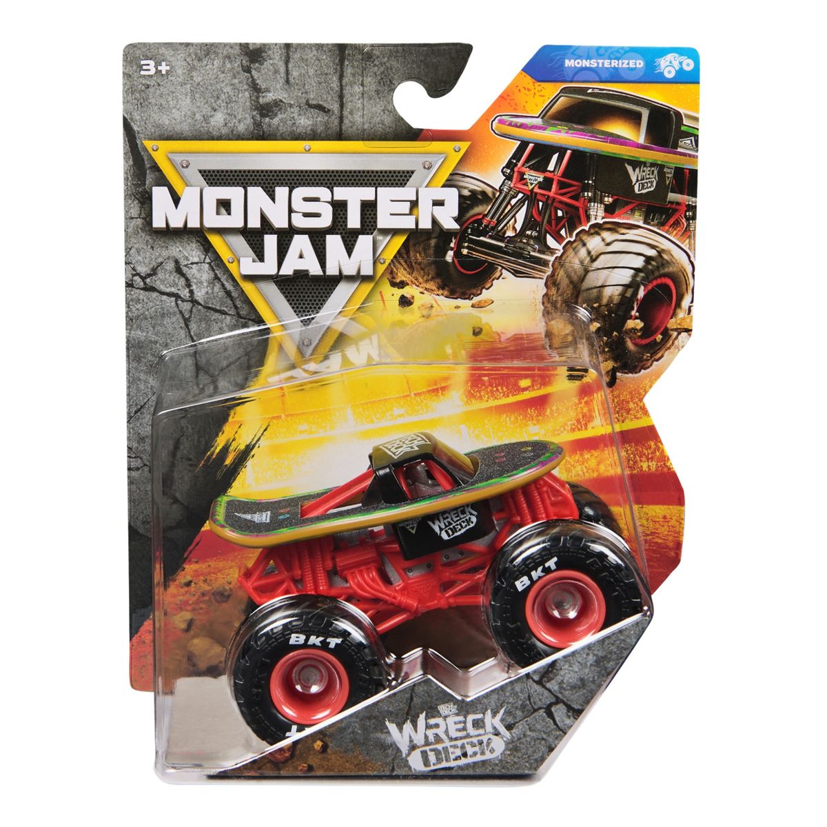 Monster Jam, Official Zombie Monster Truck Die-Cast Vehicle 1:64 Scale